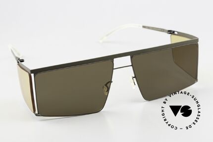 Mykita Helmut Lang HL001 Camou Green Jelly Yellow Sides, non-reflecting sun lenses with 100% UV protection, Made for Men and Women Mykita Helmut Lang HL001 Camou Green Jelly Yellow Sides, non-reflecting sun lenses with 100% UV protection, Made for Men and Women