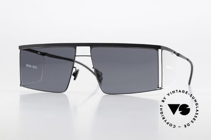 Mykita Helmut Lang HL001 Black Clear Sides Darkgrey, Mykita sunglasses, Mod. HL001, size 57/13, col. 887, Made for Men and Women Mykita Helmut Lang HL001 Black Clear Sides Darkgrey, Mykita sunglasses, Mod. HL001, size 57/13, col. 887, Made for Men and Women