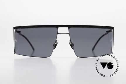 Mykita Helmut Lang HL001 Black Clear Sides Darkgrey, collaboration with fashion designer HELMUT LANG, Made for Men and Women Mykita Helmut Lang HL001 Black Clear Sides Darkgrey, collaboration with fashion designer HELMUT LANG, Made for Men and Women