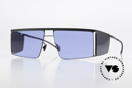 Mykita Helmut Lang HL001 Black Sides Superblue Solid, Mykita sunglasses, Mod. HL001, size 57/13, col. 868, Made for Men and Women Mykita Helmut Lang HL001 Black Sides Superblue Solid, Mykita sunglasses, Mod. HL001, size 57/13, col. 868, Made for Men and Women