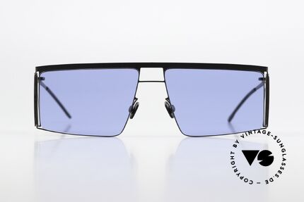 Mykita Helmut Lang HL001 Black Sides Superblue Solid, collaboration with fashion designer HELMUT LANG, Made for Men and Women Mykita Helmut Lang HL001 Black Sides Superblue Solid, collaboration with fashion designer HELMUT LANG, Made for Men and Women