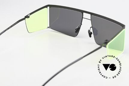 Mykita Helmut Lang HL001 Black With Fluo Yellow Sides, Size: medium, Made for Men and Women Mykita Helmut Lang HL001 Black With Fluo Yellow Sides, Size: medium, Made for Men and Women
