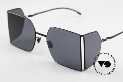 Mykita Helmut Lang HL003 Minimalist-Avant-Garde Frame, black frame with black side shields (color code 868), Made for Men and Women Mykita Helmut Lang HL003 Minimalist-Avant-Garde Frame, black frame with black side shields (color code 868), Made for Men and Women