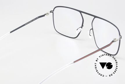 Mykita Studio 6.8 Coloring With Indigo Rusty Red, really interesting, unworn designer piece with case, Made for Men and Women Mykita Studio 6.8 Coloring With Indigo Rusty Red, really interesting, unworn designer piece with case, Made for Men and Women