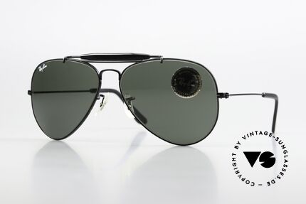 Ray Ban Outdoorsman Ultra Rare Version In 58mm Size, legendary Ray-Ban USA B&L aviator sunglasses, Made for Men Ray Ban Outdoorsman Ultra Rare Version In 58mm Size, legendary Ray-Ban USA B&L aviator sunglasses, Made for Men