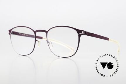 Mykita Cleo Ladies Eyewear No1 Series, fancy color code 225 "PLUM" with clear DEMO lenses, Made for Women Mykita Cleo Ladies Eyewear No1 Series, fancy color code 225 "PLUM" with clear DEMO lenses, Made for Women
