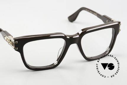 Chrome Hearts Bulge Men's Glasses 18kt Gold-Plated, unworn pair with orig. case, cloth and booklet, Made for Men Chrome Hearts Bulge Men's Glasses 18kt Gold-Plated, unworn pair with orig. case, cloth and booklet, Made for Men