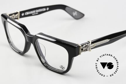 Chrome Hearts Vagillionaire II Men's Eyeglasses 925 Silver, world-famous through the biker & rocker scenes, Made for Men Chrome Hearts Vagillionaire II Men's Eyeglasses 925 Silver, world-famous through the biker & rocker scenes, Made for Men
