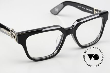 Chrome Hearts Vagillionaire II Men's Eyeglasses 925 Silver, unworn pair with orig. case, cloth and booklet, Made for Men Chrome Hearts Vagillionaire II Men's Eyeglasses 925 Silver, unworn pair with orig. case, cloth and booklet, Made for Men