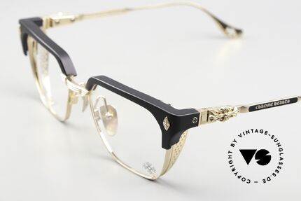 Chrome Hearts LGMA Luxury Eyewear Titanium Gold, with the signature Chrome Hearts insignia, Made for Men Chrome Hearts LGMA Luxury Eyewear Titanium Gold, with the signature Chrome Hearts insignia, Made for Men