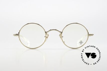 Chrome Hearts Edith F Small Round Luxury Glasses, high-quality titanium frame; made in Japan, Made for Men and Women Chrome Hearts Edith F Small Round Luxury Glasses, high-quality titanium frame; made in Japan, Made for Men and Women