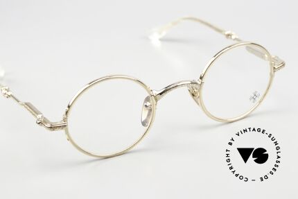 Chrome Hearts Edith F Small Round Luxury Glasses, frame can be glazed with lenses of any kind, Made for Men and Women Chrome Hearts Edith F Small Round Luxury Glasses, frame can be glazed with lenses of any kind, Made for Men and Women