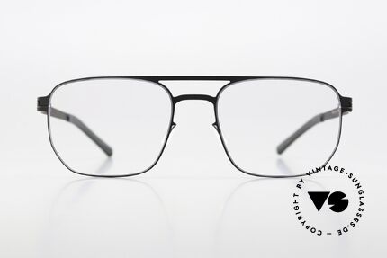 Mykita Rem Men's Frame Double Bridge Black, square glasses for men; NO1 collection 2017 - 2018, Made for Men Mykita Rem Men's Frame Double Bridge Black, square glasses for men; NO1 collection 2017 - 2018, Made for Men