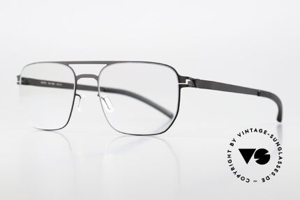 Mykita Rem Men's Frame Double Bridge Black, with double bridge in timeless coloring 002 = 'black', Made for Men Mykita Rem Men's Frame Double Bridge Black, with double bridge in timeless coloring 002 = 'black', Made for Men