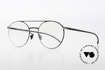 Mykita Kjell Round Frame In Classic Black, color code 002: classic black (with clear DEMO lenses), Made for Men and Women Mykita Kjell Round Frame In Classic Black, color code 002: classic black (with clear DEMO lenses), Made for Men and Women