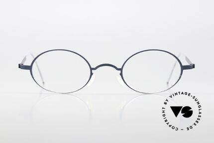 Lindberg 5000 Strip Titan 90's Frame Blue Metallic, model 5000 from the 90's in size 43/23, blue-metallic, Made for Men and Women Lindberg 5000 Strip Titan 90's Frame Blue Metallic, model 5000 from the 90's in size 43/23, blue-metallic, Made for Men and Women
