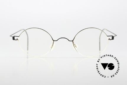 Lindberg Corona 42 Air Titan Rim Old 1990's Eyewear Classics, model Corona in size 42-24 with color black and bronze, Made for Men and Women Lindberg Corona 42 Air Titan Rim Old 1990's Eyewear Classics, model Corona in size 42-24 with color black and bronze, Made for Men and Women
