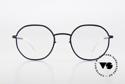 Mykita Studio 6.6 High Fashion In Navy Yale Blue, inspired by the optical illusion art of the 1960's, Made for Men and Women Mykita Studio 6.6 High Fashion In Navy Yale Blue, inspired by the optical illusion art of the 1960's, Made for Men and Women