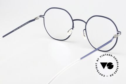 Mykita Studio 6.6 High Fashion In Navy Yale Blue, really interesting, unworn designer piece with case, Made for Men and Women Mykita Studio 6.6 High Fashion In Navy Yale Blue, really interesting, unworn designer piece with case, Made for Men and Women