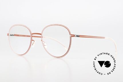 Mykita Studio 6.7 Women's Frame Rusty Red Aurore, ultra-fine lines follow the contour of the frame, Made for Women Mykita Studio 6.7 Women's Frame Rusty Red Aurore, ultra-fine lines follow the contour of the frame, Made for Women