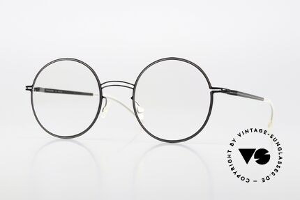 Mykita Studio 6.4 Ladies Specs Shiny Graphite Mole, MYKITA Studio 6.4 glasses, size 48-23, color 235, Made for Women