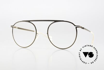 Mykita Studio 6.5 Champagne Gold Black Design, MYKITA Studio 6.5 glasses, size 48-22, color 342, Made for Women Mykita Studio 6.5 Champagne Gold Black Design, MYKITA Studio 6.5 glasses, size 48-22, color 342, Made for Women