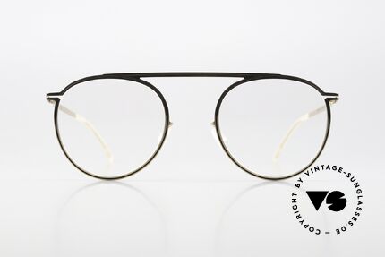 Mykita Studio 6.5 Champagne Gold Black Design, inspired by the optical illusion art of the 1960's, Made for Women Mykita Studio 6.5 Champagne Gold Black Design, inspired by the optical illusion art of the 1960's, Made for Women