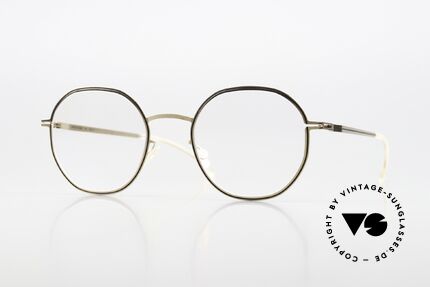 Mykita Studio 6.6 Champagne Gold Black Coloring, MYKITA Studio 6.6 glasses, size 48-21, color 342, Made for Women Mykita Studio 6.6 Champagne Gold Black Coloring, MYKITA Studio 6.6 glasses, size 48-21, color 342, Made for Women
