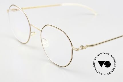 Mykita Studio 6.6 Champagne Gold Black Coloring, the result is a three-dimensional graphic pattern, Made for Women Mykita Studio 6.6 Champagne Gold Black Coloring, the result is a three-dimensional graphic pattern, Made for Women