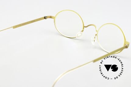 Lindberg 5000 Strip Titan Old 90's Frame Copper Bronze, unworn, NOS, with original magnetic case by Lindberg, Made for Men and Women