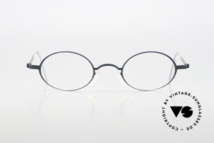 Lindberg 5000 Strip Titan Extra Small Frame 41mm Size, model 5000 from the 90's in size 41/22, blue-metallic, Made for Men and Women Lindberg 5000 Strip Titan Extra Small Frame 41mm Size, model 5000 from the 90's in size 41/22, blue-metallic, Made for Men and Women