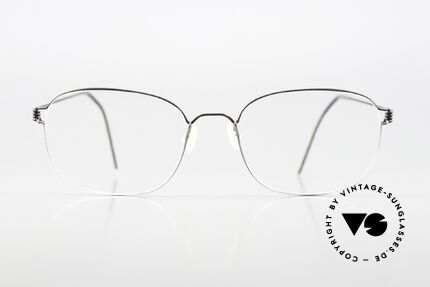 Lindberg Mars 54 Air Titan Rim Titan Frame Matte Black Gray, model MARS from the 1990's in matte black and gray, Made for Men