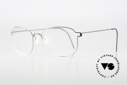 Lindberg Mars 54 Air Titan Rim Titan Frame Matte Black Gray, distinctive quality and design (award-winning frame), Made for Men