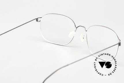 Lindberg Mars 54 Air Titan Rim Titan Frame Matte Black Gray, Size: medium, Made for Men