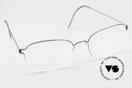 Lindberg Mars 54 Air Titan Rim Titan Frame Matte Black Gray, frame can be fitted with any lenses (also progressive), Made for Men