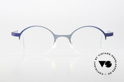 Lindberg 4030 Strip Titan 90's Eyewear Blue Metallic, model 4030 from the 90's in size 44/20, blue-metallic, Made for Men and Women Lindberg 4030 Strip Titan 90's Eyewear Blue Metallic, model 4030 from the 90's in size 44/20, blue-metallic, Made for Men and Women