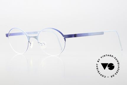 Lindberg 4030 Strip Titan 90's Eyewear Blue Metallic, distinctive quality and design (award-winning frame), Made for Men and Women Lindberg 4030 Strip Titan 90's Eyewear Blue Metallic, distinctive quality and design (award-winning frame), Made for Men and Women