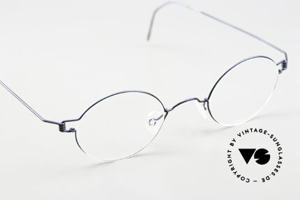 Lindberg Corona 42 Air Titan Rim Round Specs Matte Dark Blue, simple & strong frame: free from screws, rivets & welds, Made for Men and Women Lindberg Corona 42 Air Titan Rim Round Specs Matte Dark Blue, simple & strong frame: free from screws, rivets & welds, Made for Men and Women