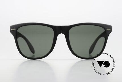 Ray Ban Wayfarer II Folding Foldable Wayfarer Sunglasses, old original vintage sunglasses of the 80's, Made for Men Ray Ban Wayfarer II Folding Foldable Wayfarer Sunglasses, old original vintage sunglasses of the 80's, Made for Men