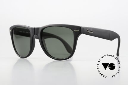 Ray Ban Wayfarer II Folding Foldable Wayfarer Sunglasses, Bausch&Lomb G-15 mineral lenses (100% UV), Made for Men Ray Ban Wayfarer II Folding Foldable Wayfarer Sunglasses, Bausch&Lomb G-15 mineral lenses (100% UV), Made for Men