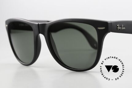 Ray Ban Wayfarer II Folding Foldable Wayfarer Sunglasses, NO retro sunglasses, but a true rarity by B&L, Made for Men Ray Ban Wayfarer II Folding Foldable Wayfarer Sunglasses, NO retro sunglasses, but a true rarity by B&L, Made for Men