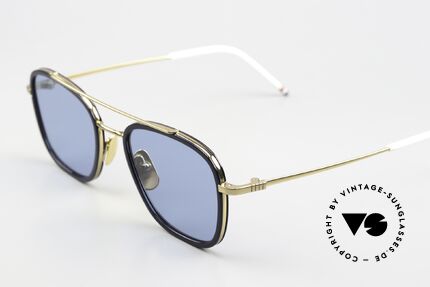 Thom Browne TBS800 Square Sunglasses For Men, non-reflecting navy lenses for 100% UV protection, Made for Men Thom Browne TBS800 Square Sunglasses For Men, non-reflecting navy lenses for 100% UV protection, Made for Men