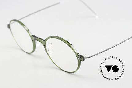 Lindberg 6508 NOW Designer Eyewear Vintage, wafer-thin semi-transparent front = pure lightness!, Made for Men and Women