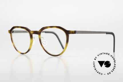 Lindberg 1046 Acetanium Panto Eyeglasses For Men, great frame made of acetate & titanium combination, Made for Men