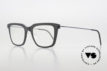 Lindberg 6601 NOW XL Men's Frame Gray Dark Blue, col. D15/U13: dark gray front with dark blue temples, Made for Men Lindberg 6601 NOW XL Men's Frame Gray Dark Blue, col. D15/U13: dark gray front with dark blue temples, Made for Men