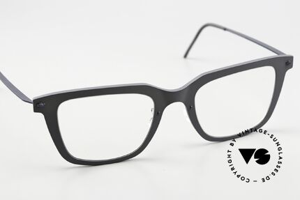 Lindberg 6601 NOW XL Men's Frame Gray Dark Blue, can already be described as 'vintage Lindberg' frame, Made for Men Lindberg 6601 NOW XL Men's Frame Gray Dark Blue, can already be described as 'vintage Lindberg' frame, Made for Men