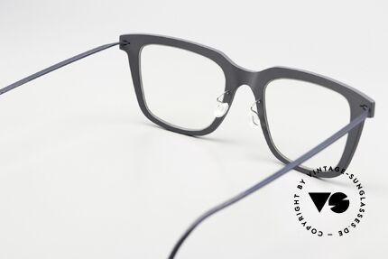 Lindberg 6601 NOW XL Men's Frame Gray Dark Blue, unworn designer piece with original Lindberg case, Made for Men Lindberg 6601 NOW XL Men's Frame Gray Dark Blue, unworn designer piece with original Lindberg case, Made for Men