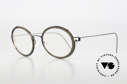 Lindberg Fay Air Titan Rim Titan Specs Women & Men, striking refined Air Titan frame with Acetate inner rim, Made for Men and Women