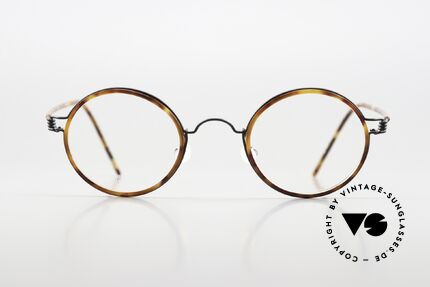 Lindberg Harley Air Titan Rim Round Glasses Women & Men, mod. Harley in size 43-24, temple length 145, color U9, Made for Men and Women Lindberg Harley Air Titan Rim Round Glasses Women & Men, mod. Harley in size 43-24, temple length 145, color U9, Made for Men and Women