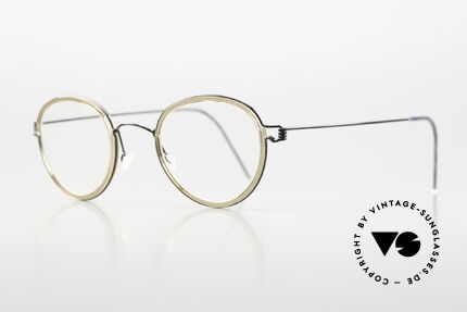 Lindberg Jackie 44 Air Titan Rim Lindberg Glasses Panto Style, striking refined Air Titan frame with Acetate inner rim, Made for Men and Women